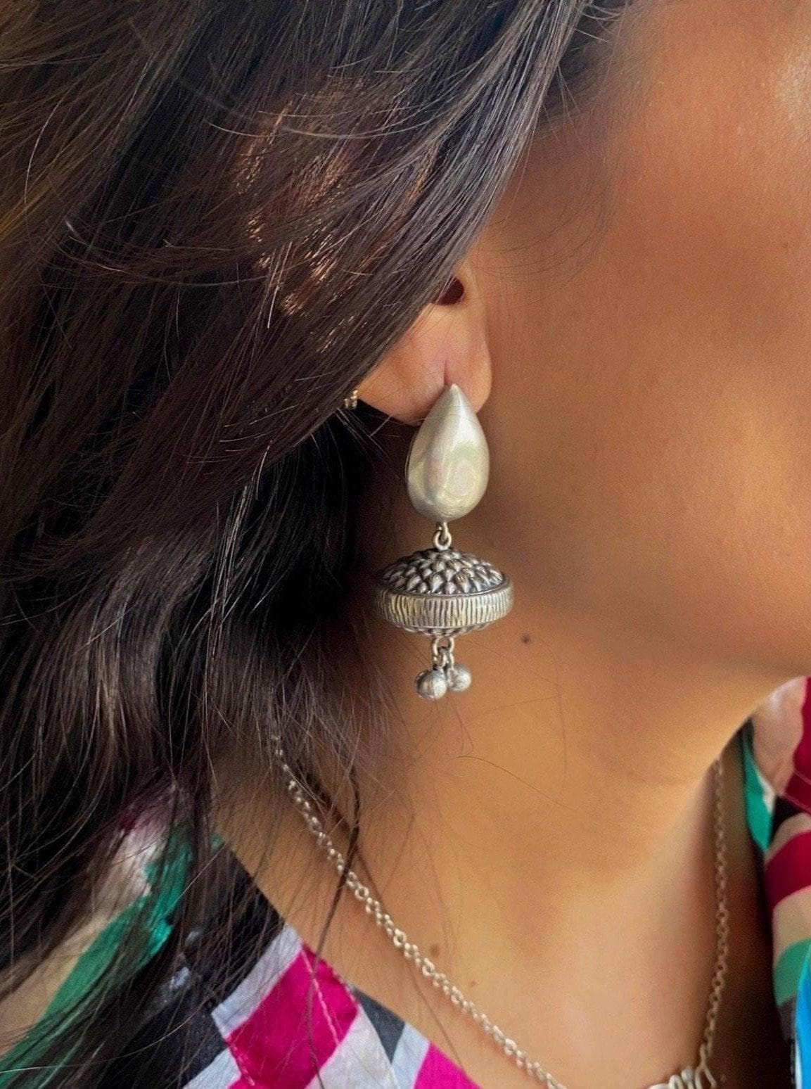 Badam Reversable Jhumka
