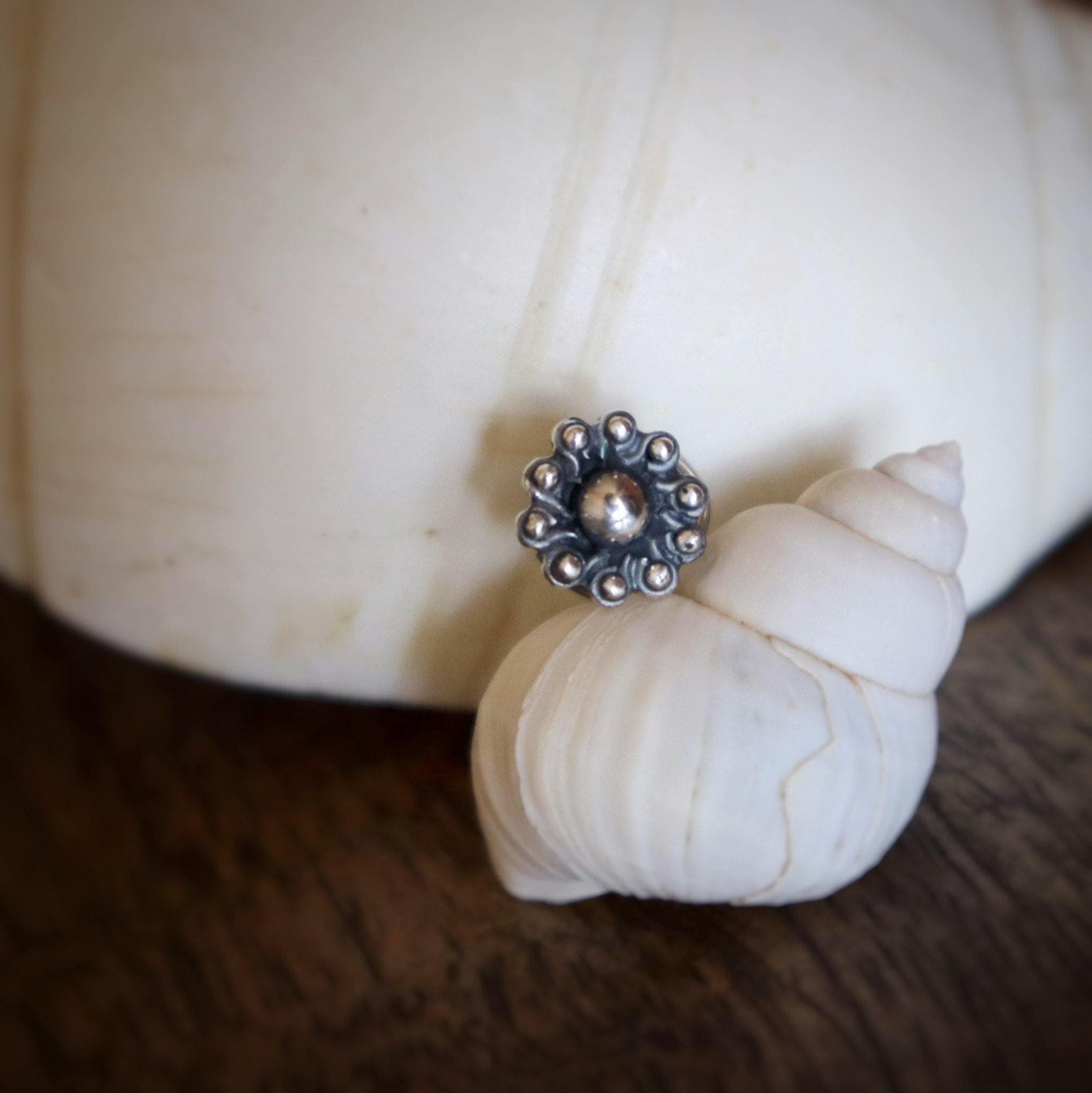 Chakri Nose Pin (wire or Clip-on)