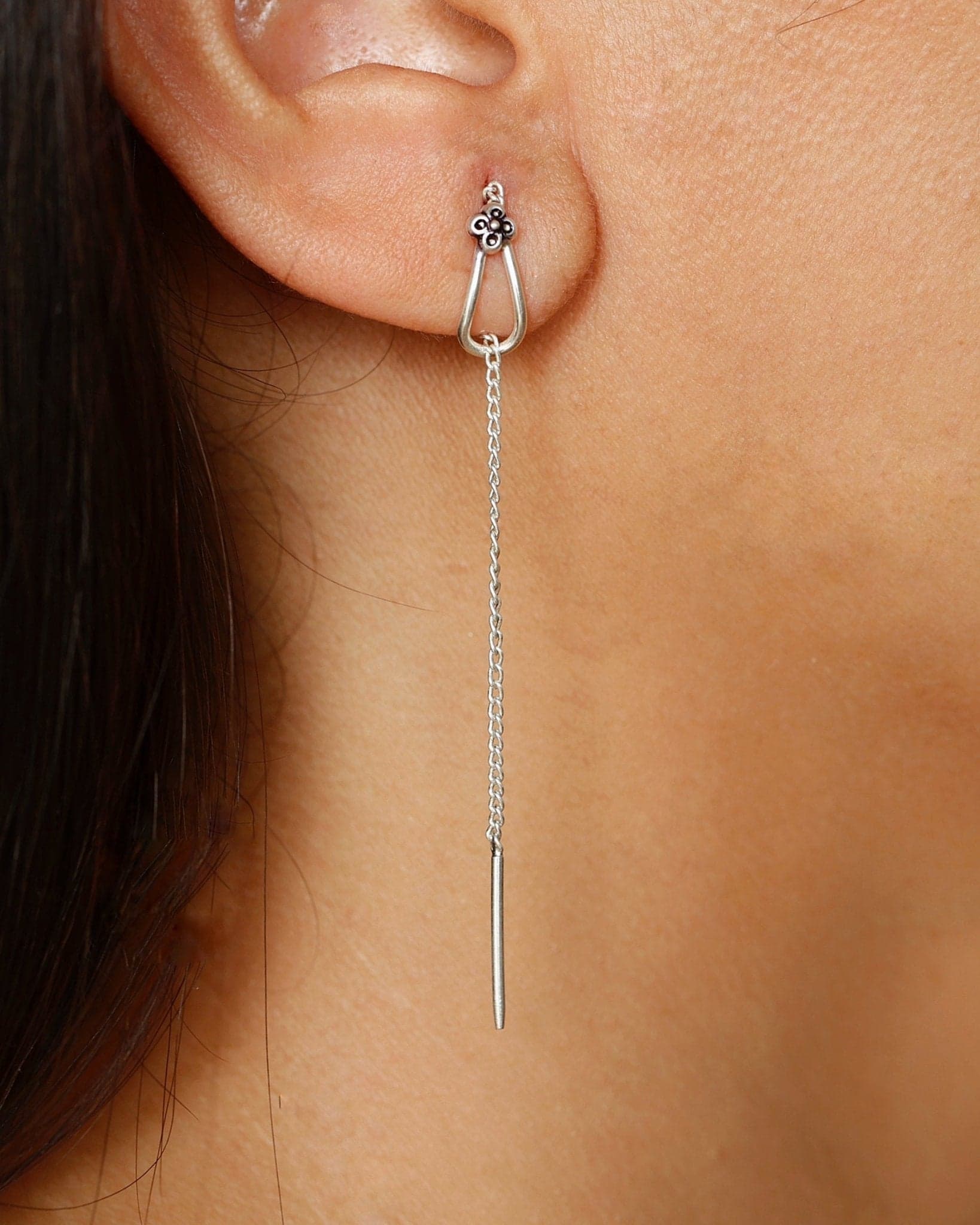 Dangler Chain Threader Earring