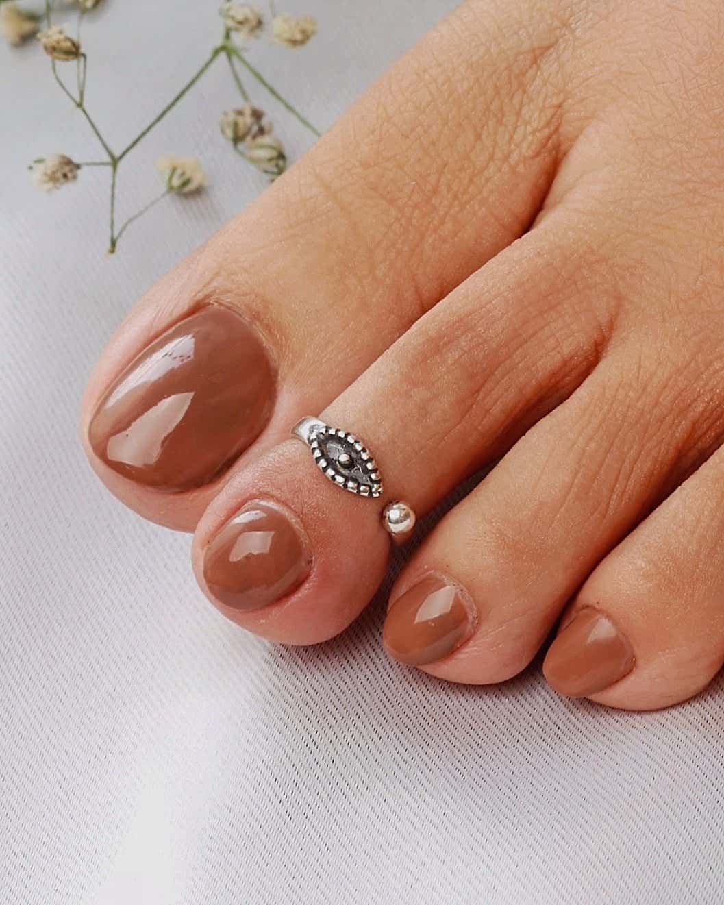 Evil Eye Toe Ring (Pair)