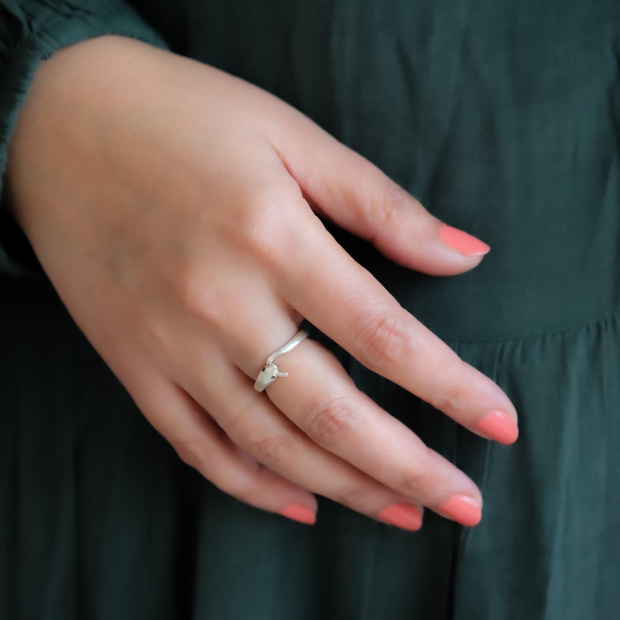 Intricate Snake Ring