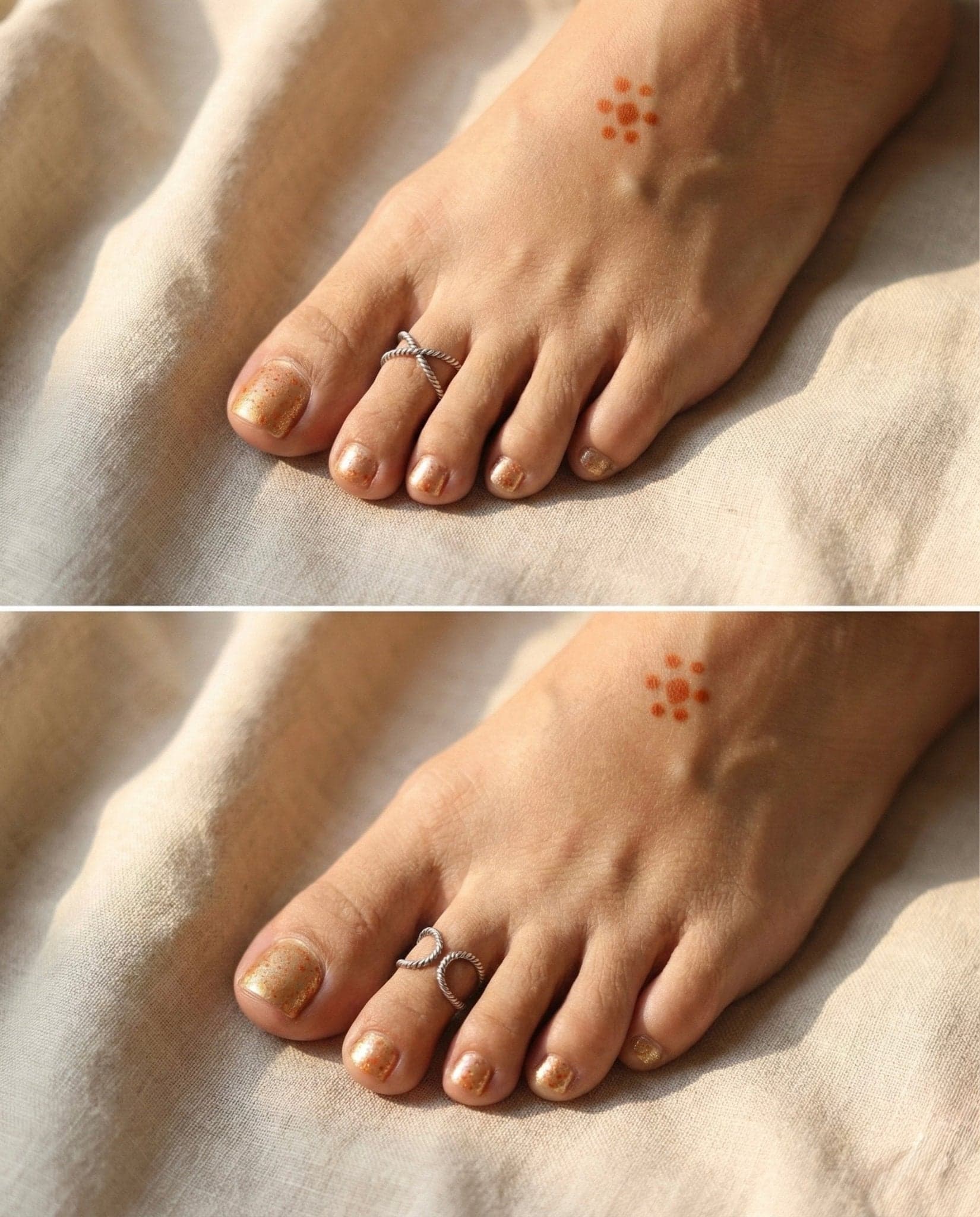 Nitya Reversible Toe Ring (Pair)