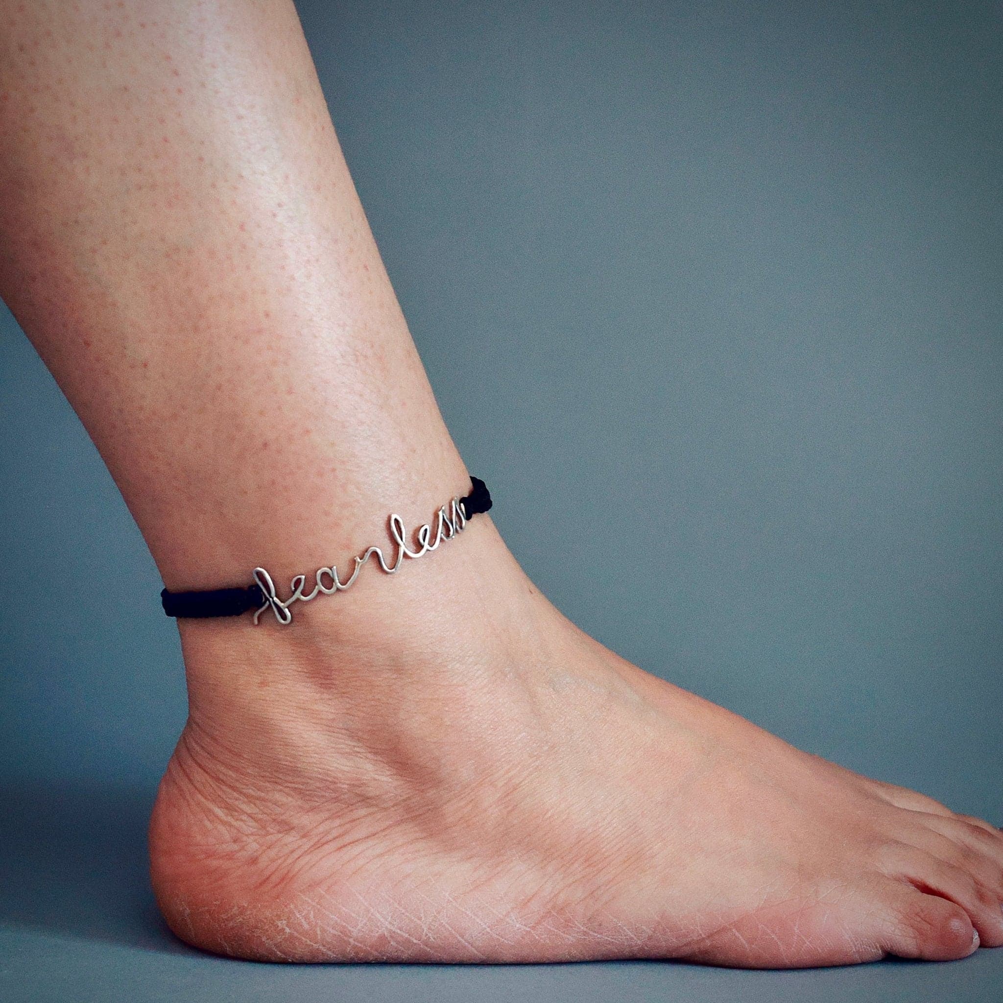 Personalised Thread Name Anklet