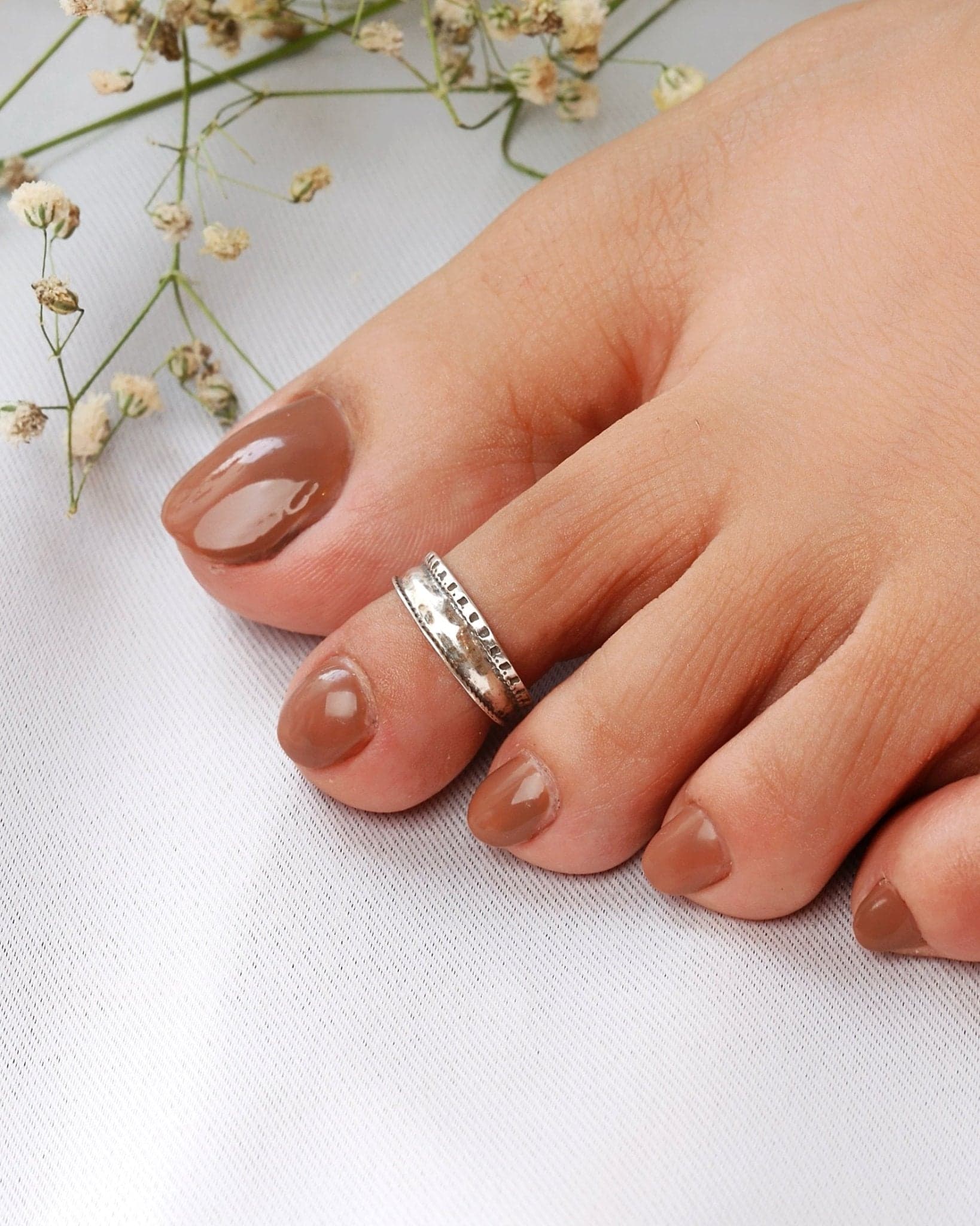 Rustic Soul Spinner Toe Ring (Pair)