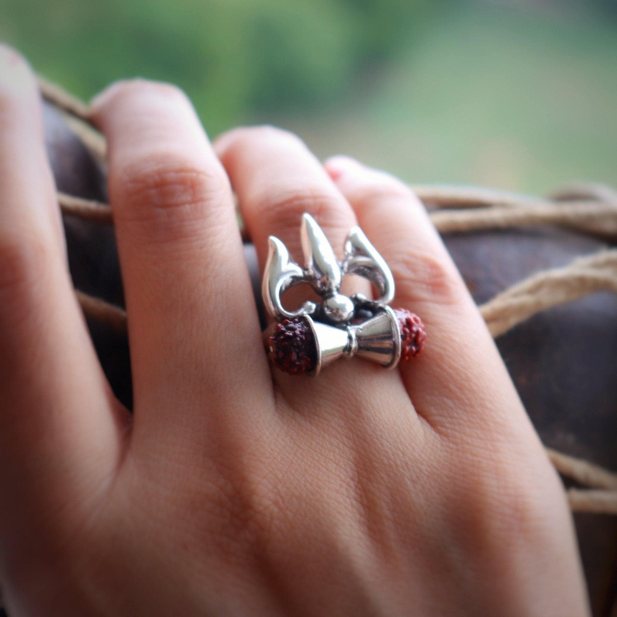 Trishul Damru Unisex Ring