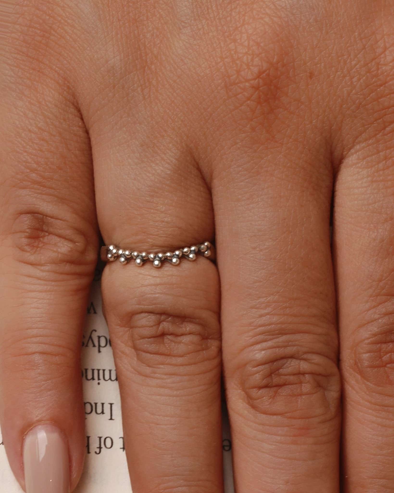 Beaded Band Ring