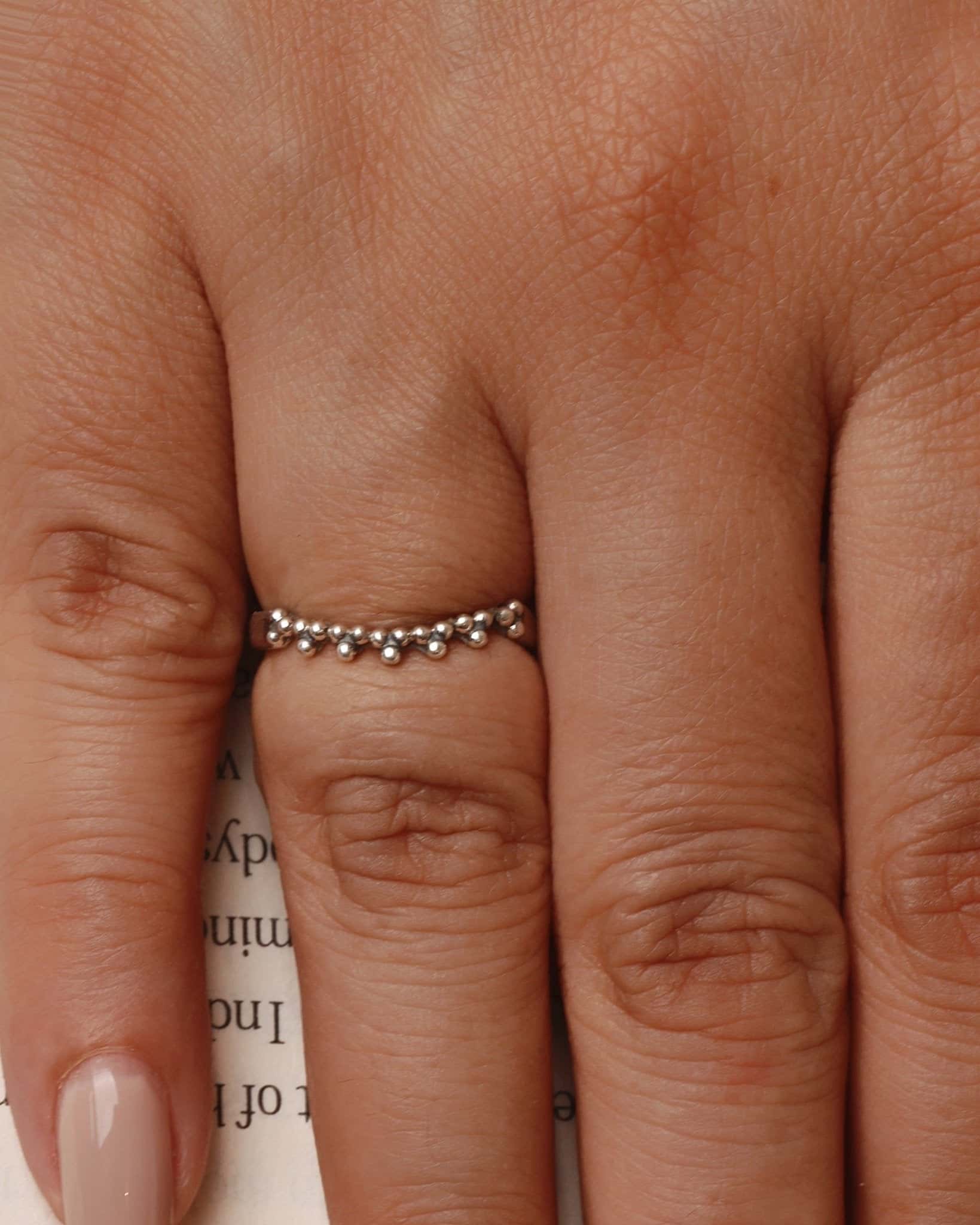 Beaded Band Ring