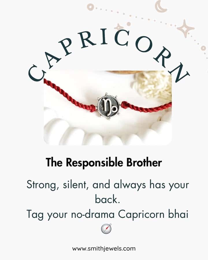 Capricorn Ambitious Spirit Rakhi