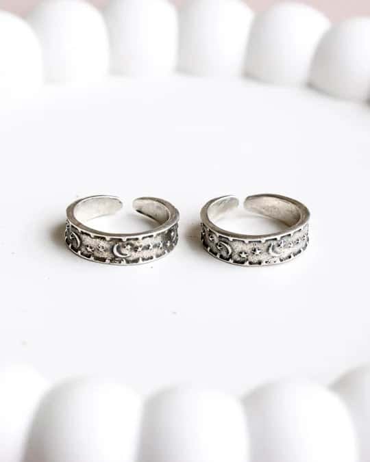 Celestial Band Toe Ring (Pair)