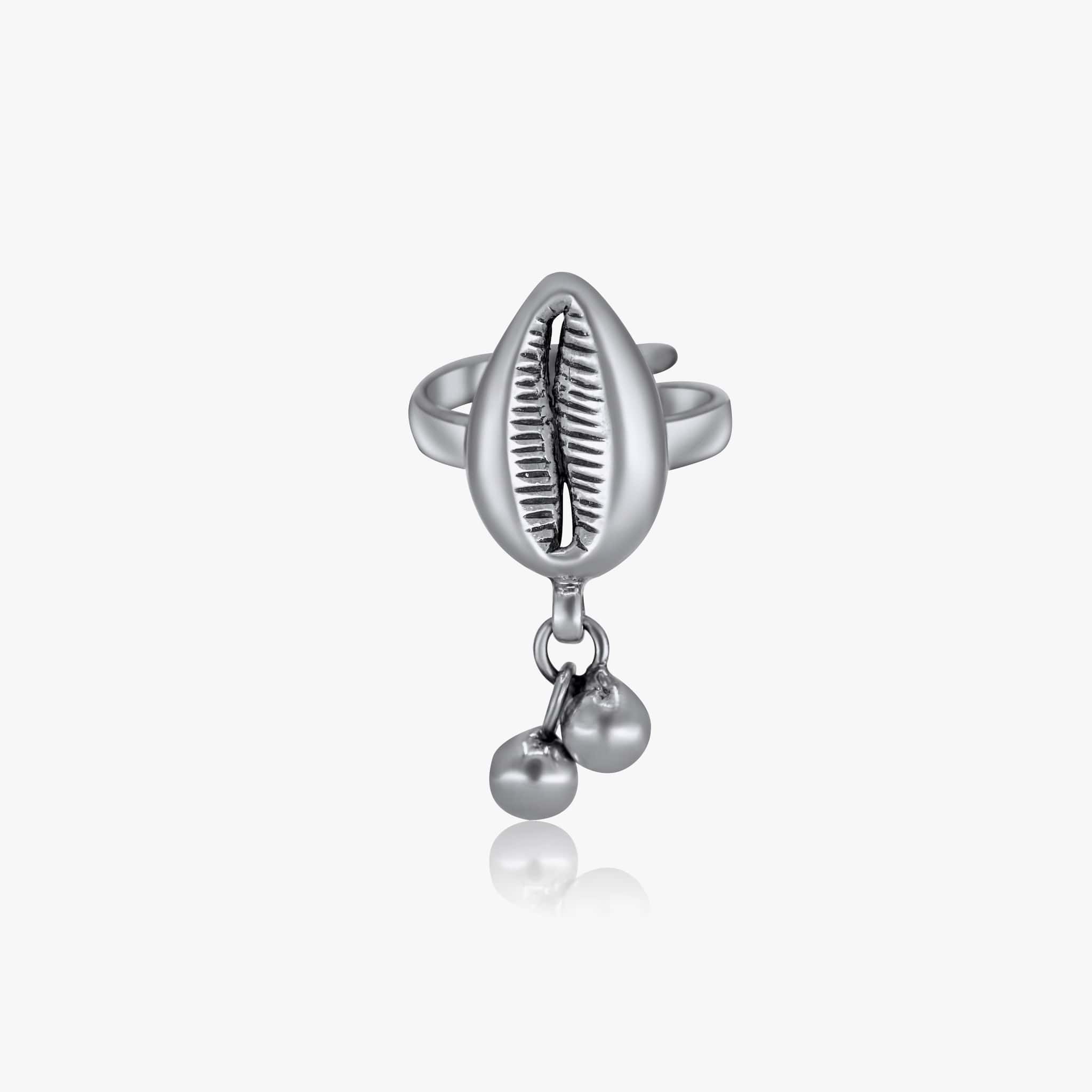 Cowrie Boho Ring