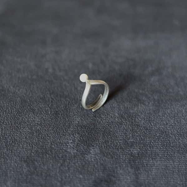 Crown Pearl Toe-Rings (Pair)