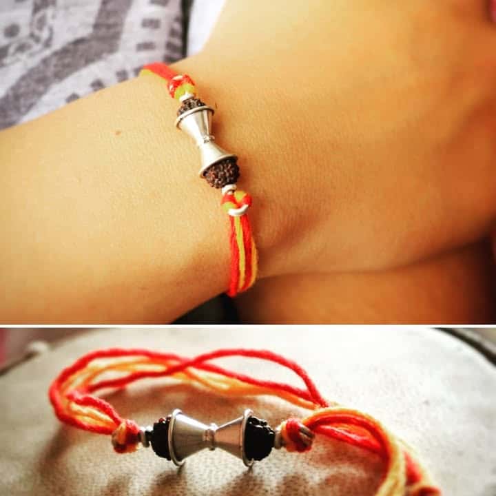 Rudraksh Damru Rakhi | Bracelet