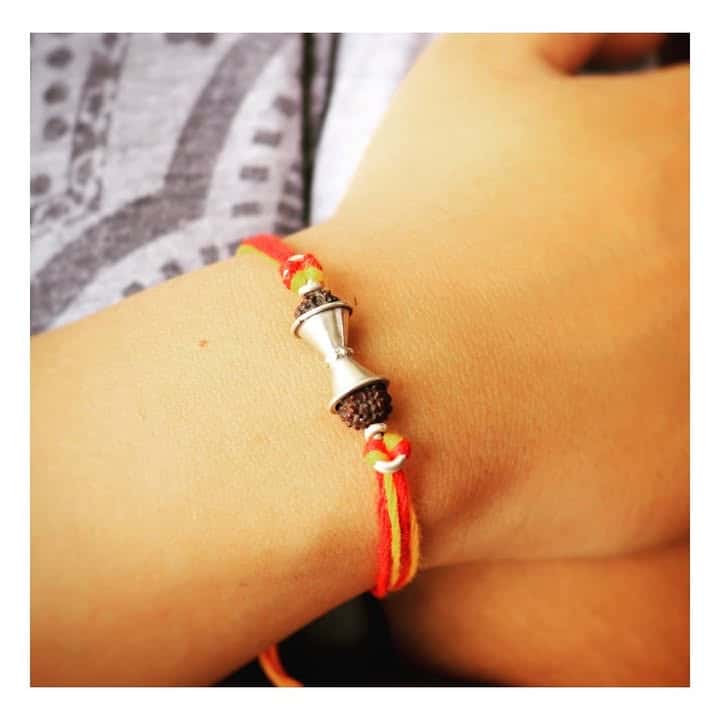 Rudraksh Damru Rakhi | Bracelet