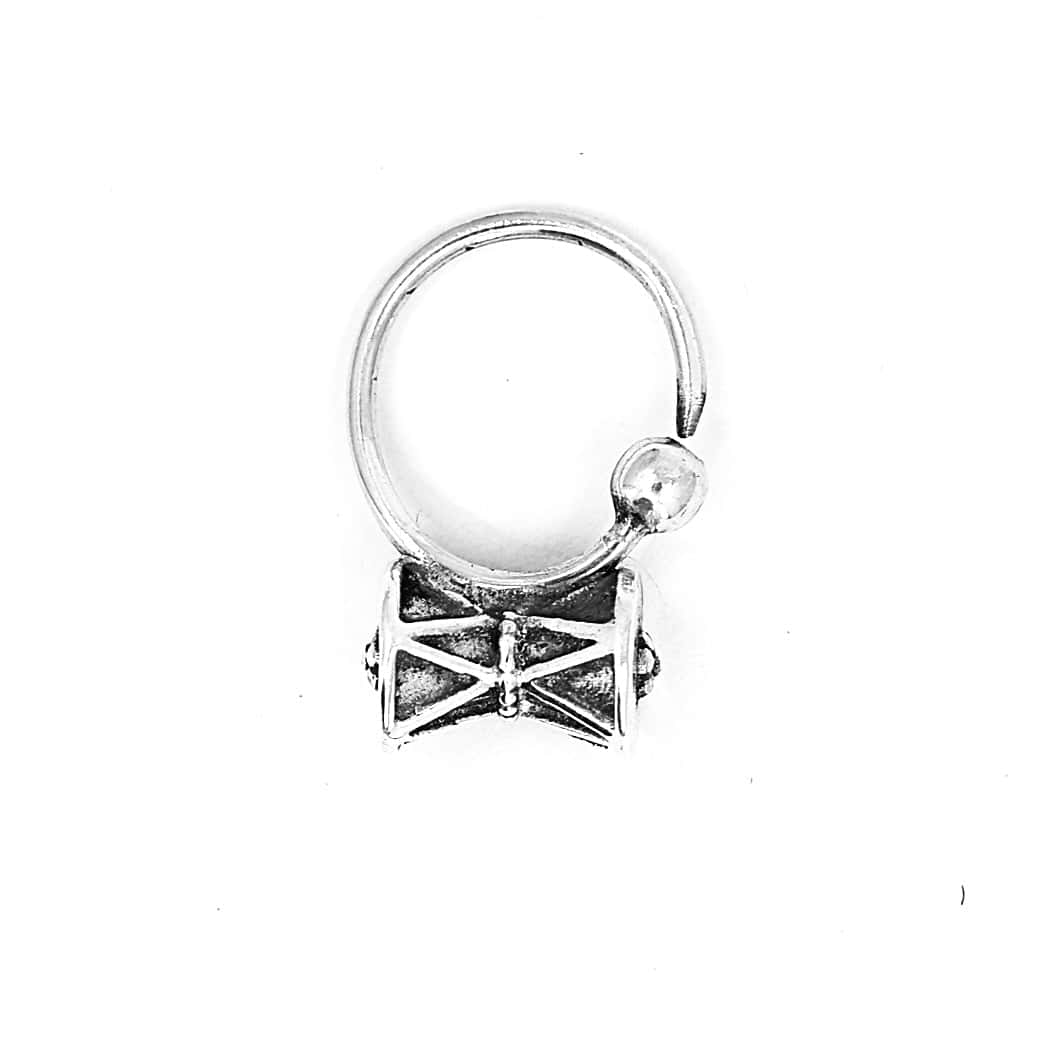 Damru Unisex Septum Ring (wire or Clip-on)