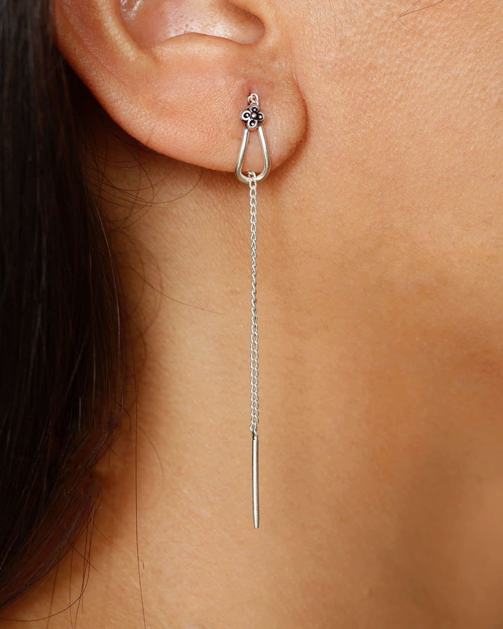 Dangler Chain Threader Earring
