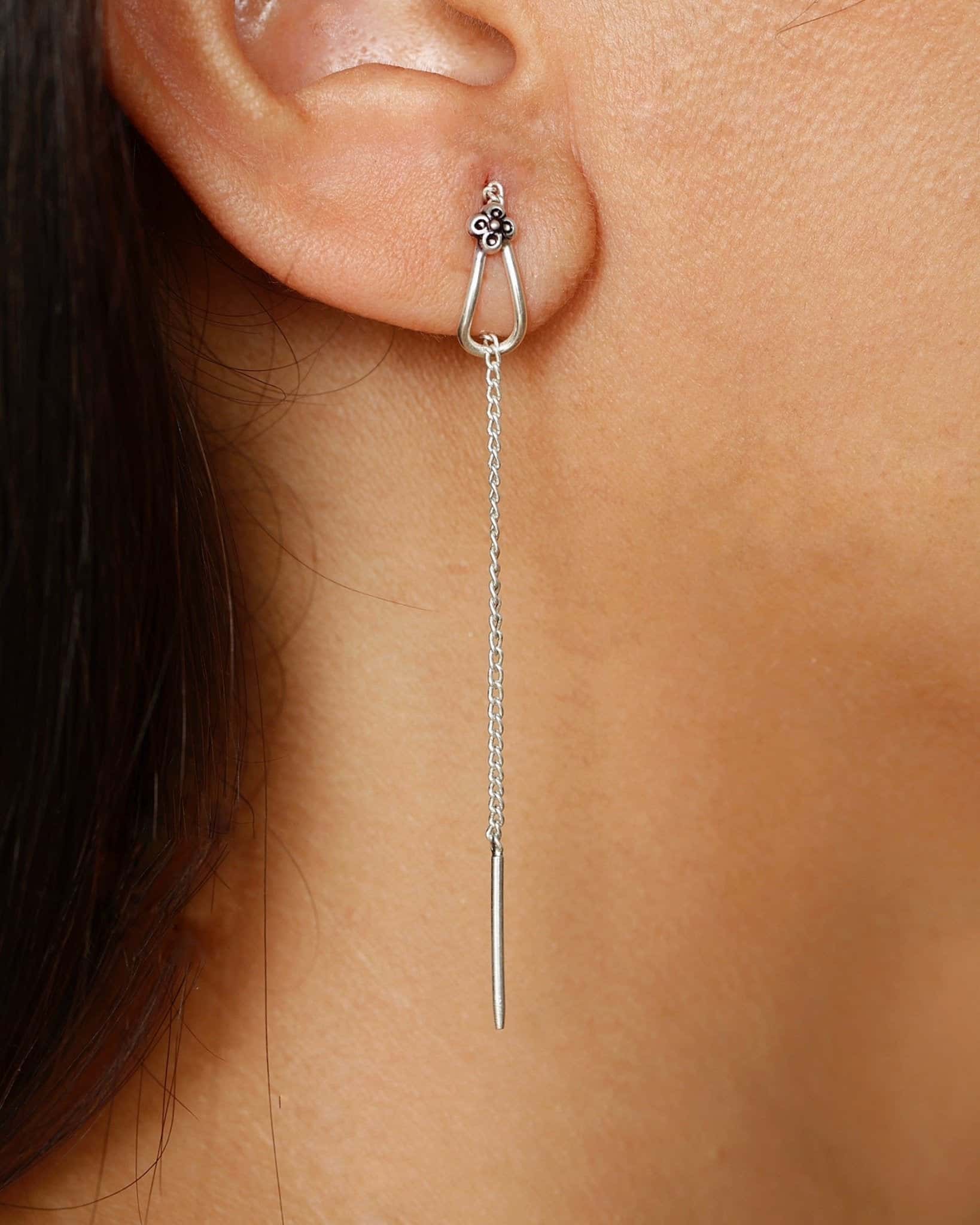 Dangler Chain Threader Earring