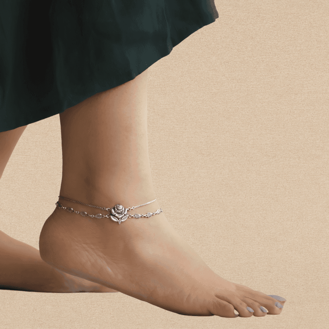 Gulab Anklet