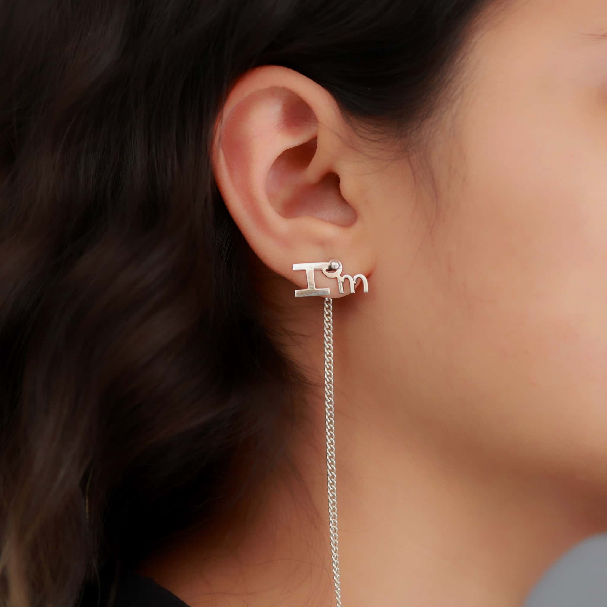 I am Unstoppable Ear cuff/Earrings