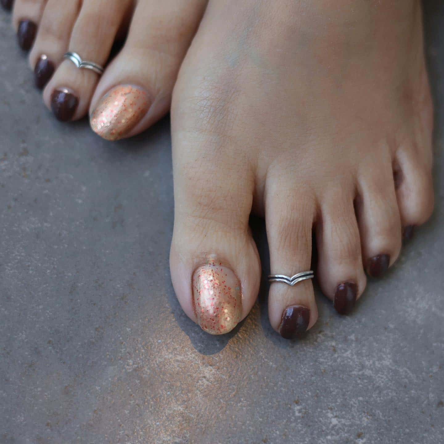 Infinity Toe-Rings (Pair)
