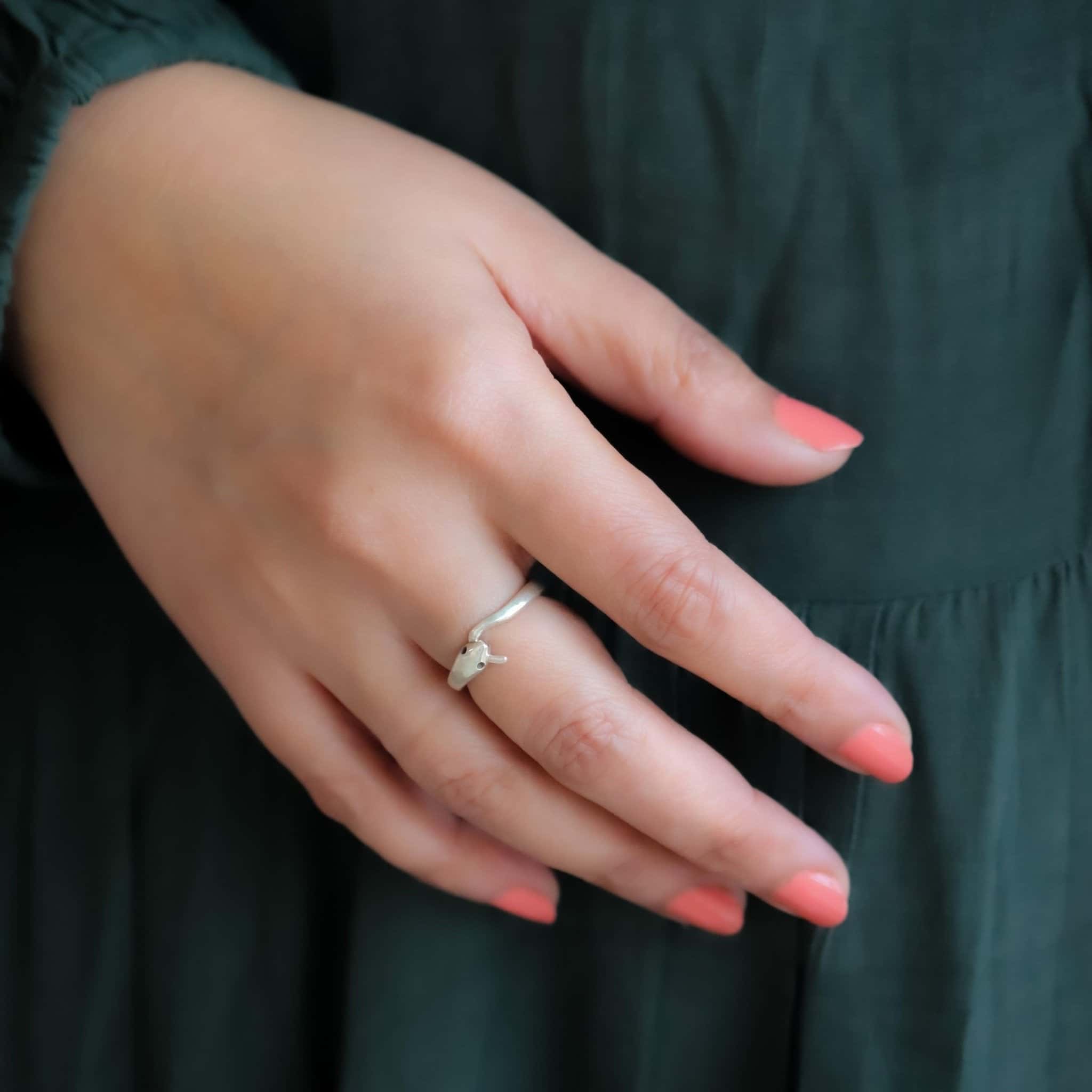 Intricate Snake Ring