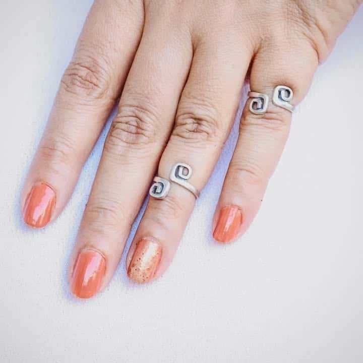 Mystic Swirl Pinki Finger Ring