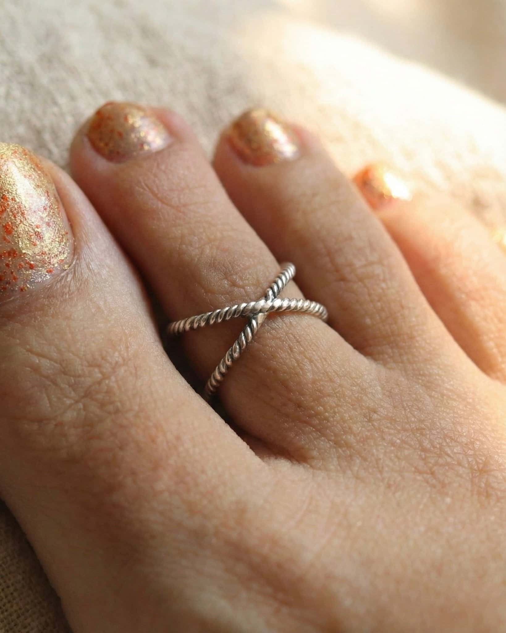 Nitya Reversible Toe Ring (Pair)