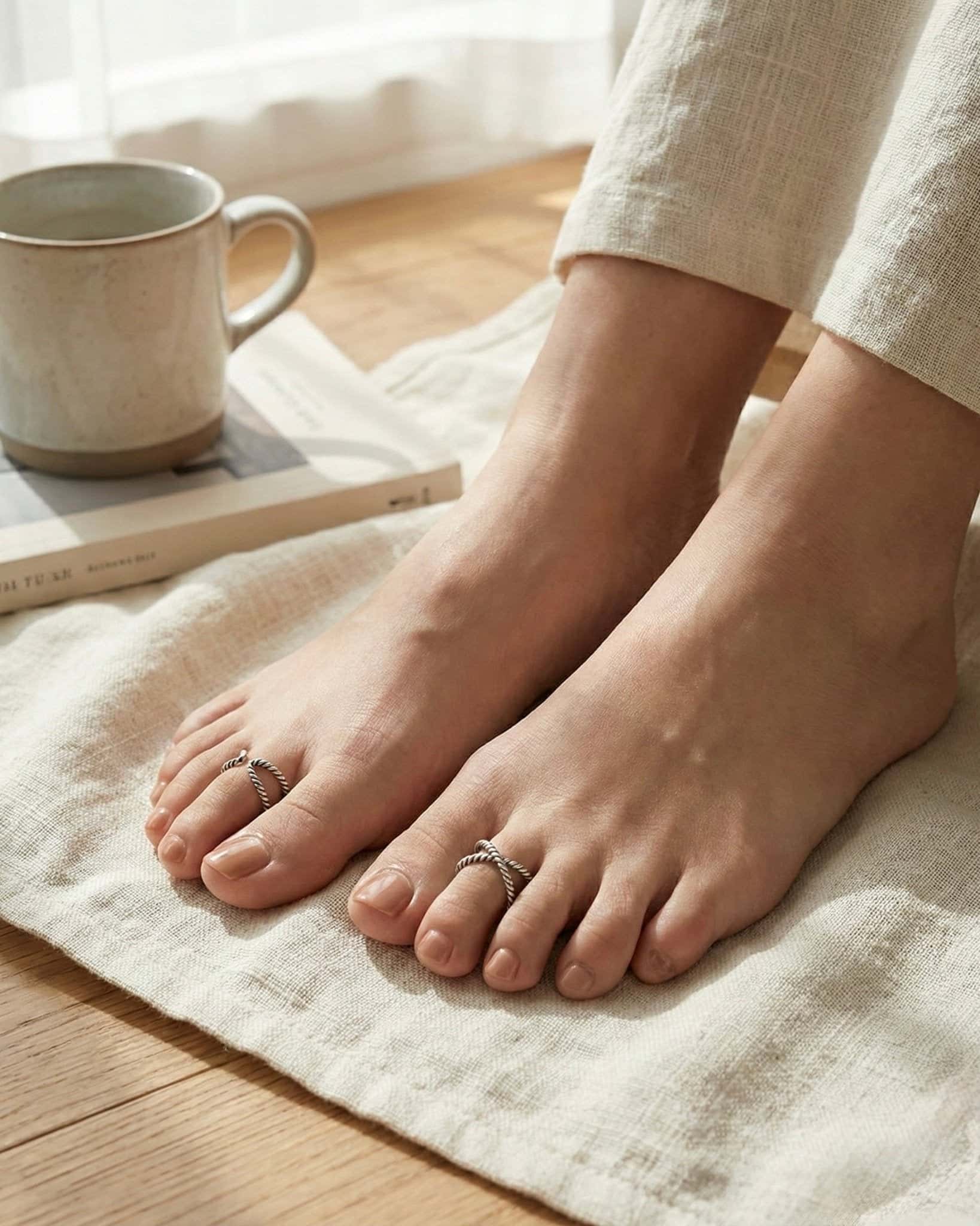 Nitya Reversible Toe Ring (Pair)