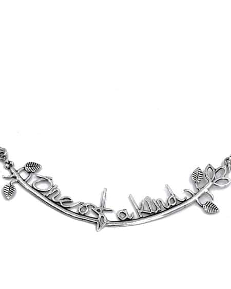One Of A Kind Silver Necklace