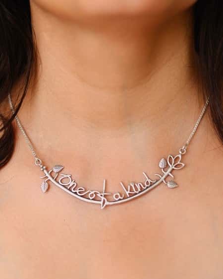 One Of A Kind Silver Necklace