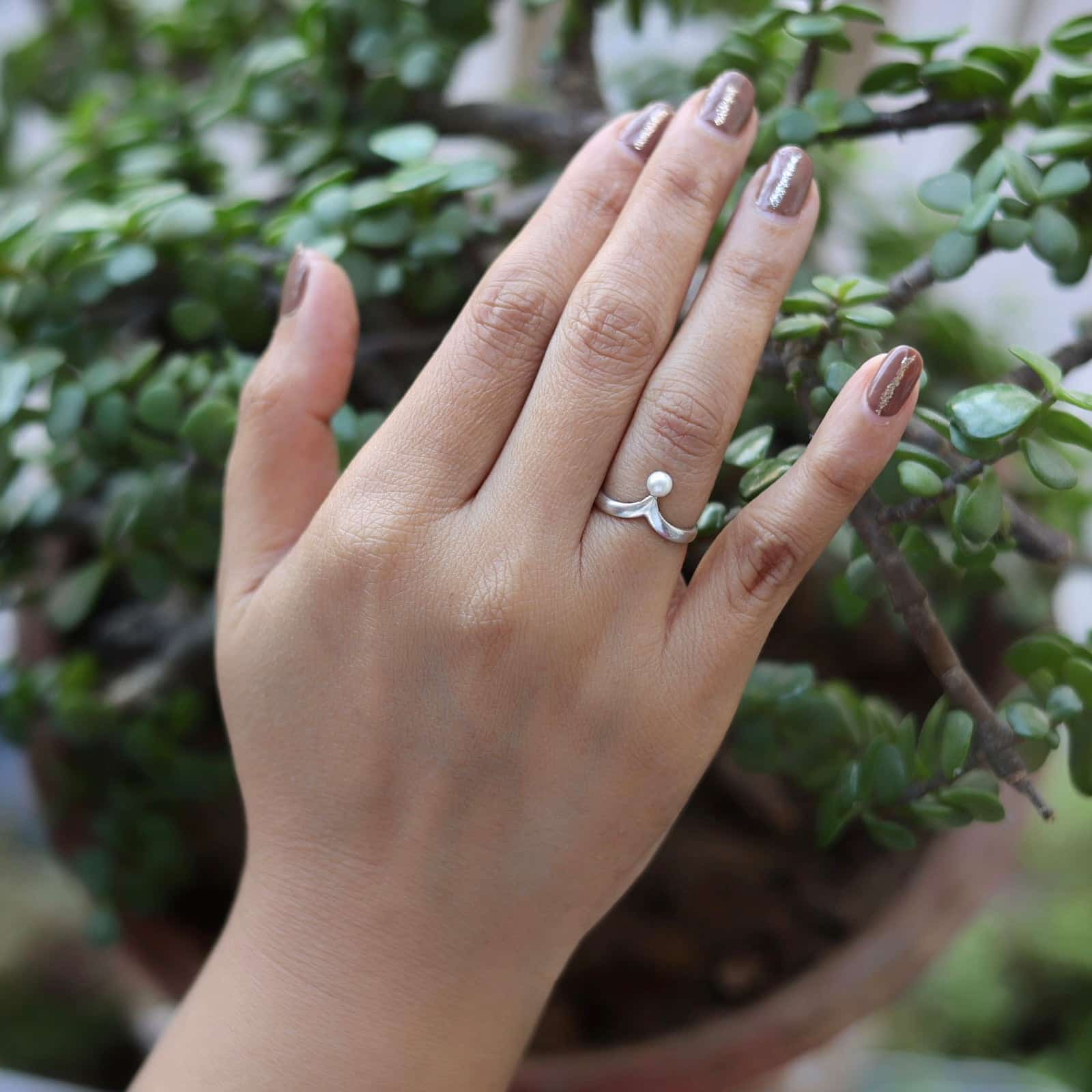 Pearl Crown Ring