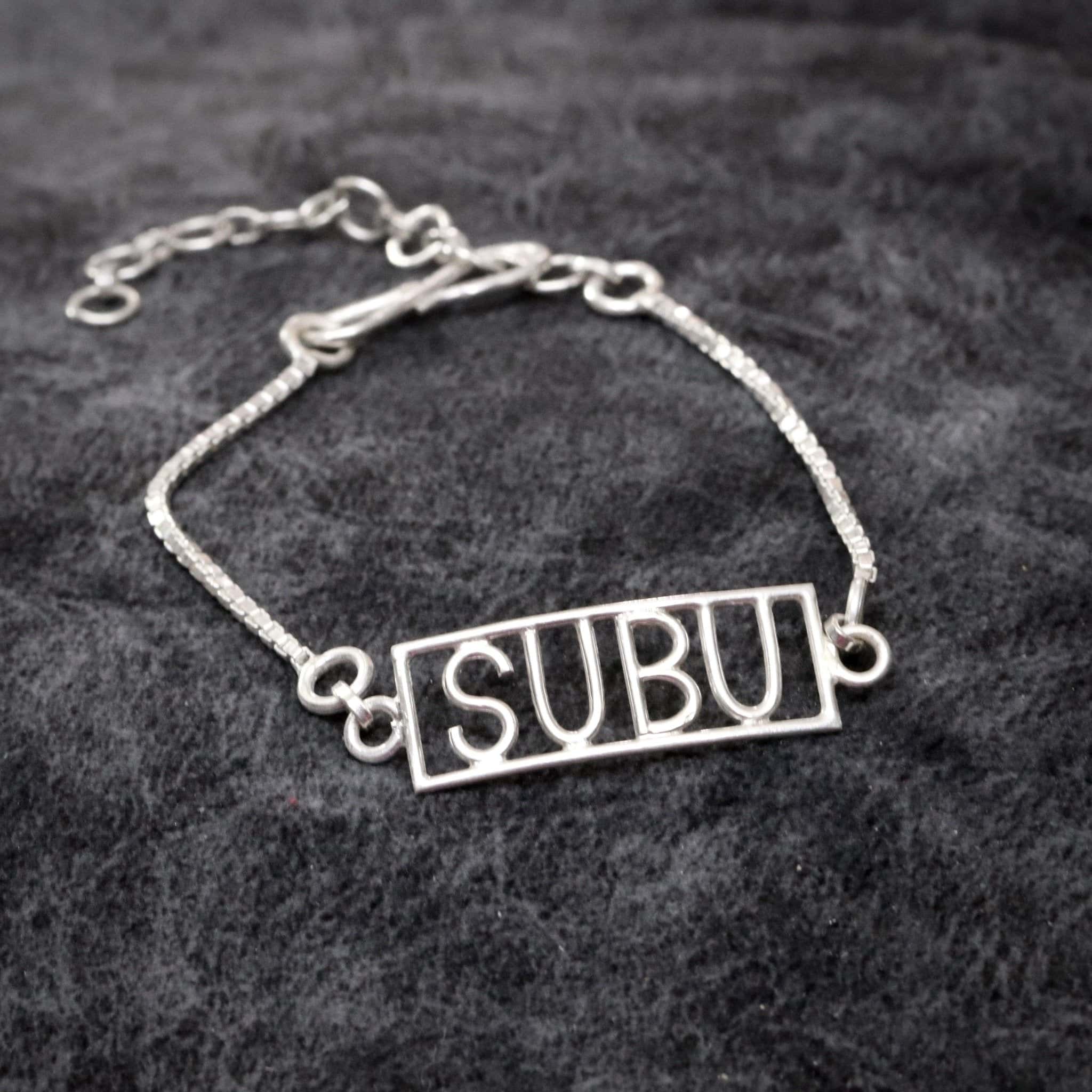 Handcrafted Personalised Name Bracelet