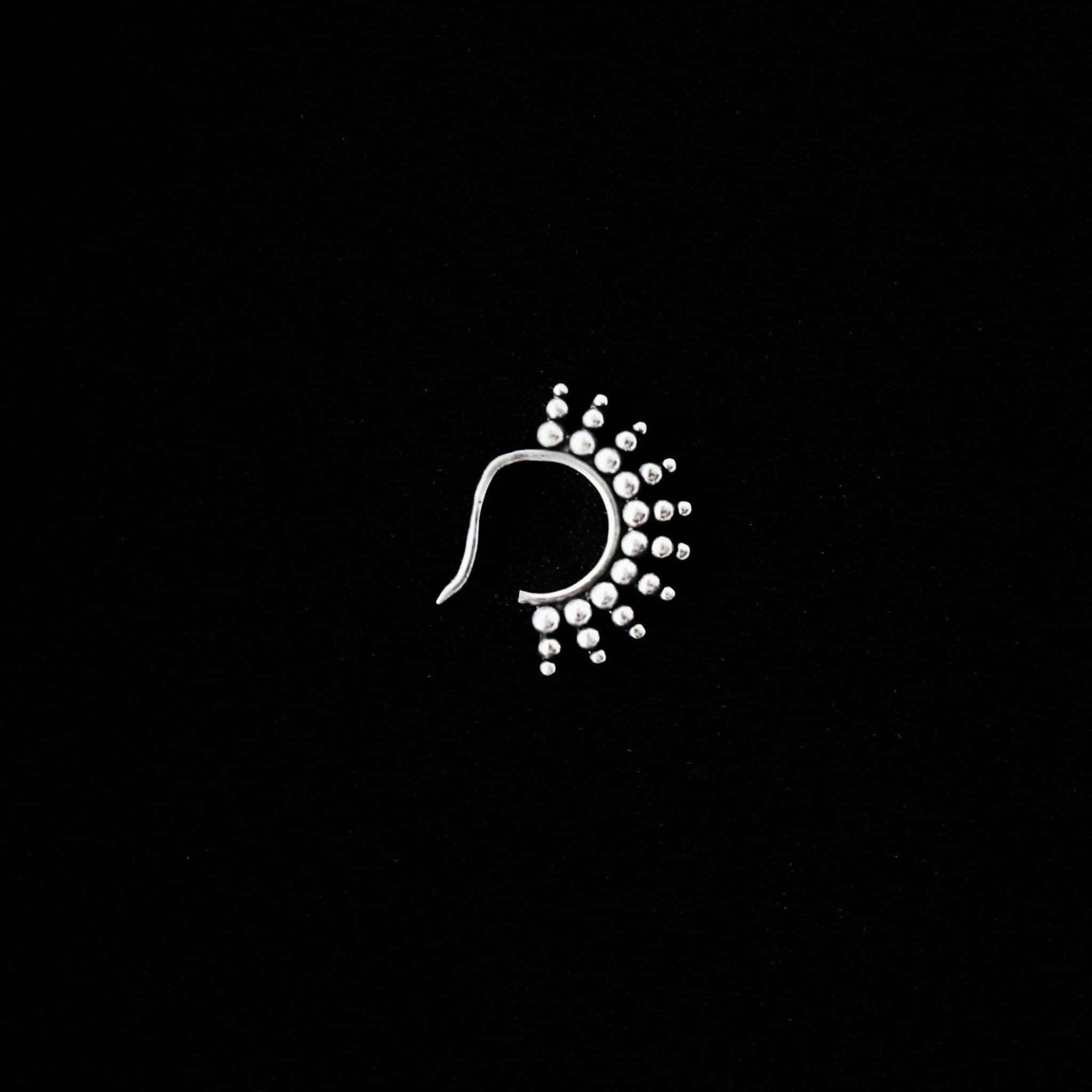 Rava Spikes Nath (wire or Clip-on)