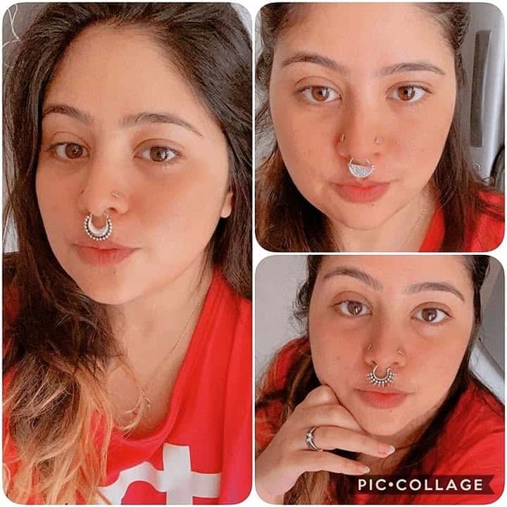 Rava Spikes Nath (wire or Clip-on)