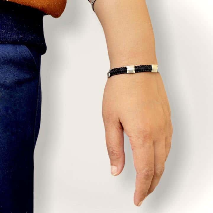 Unisex Square Beads Thread Bracelet