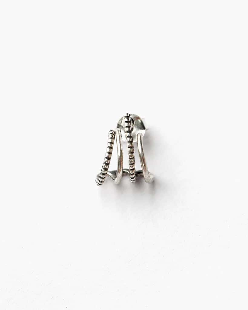 Stacked Band Earrings