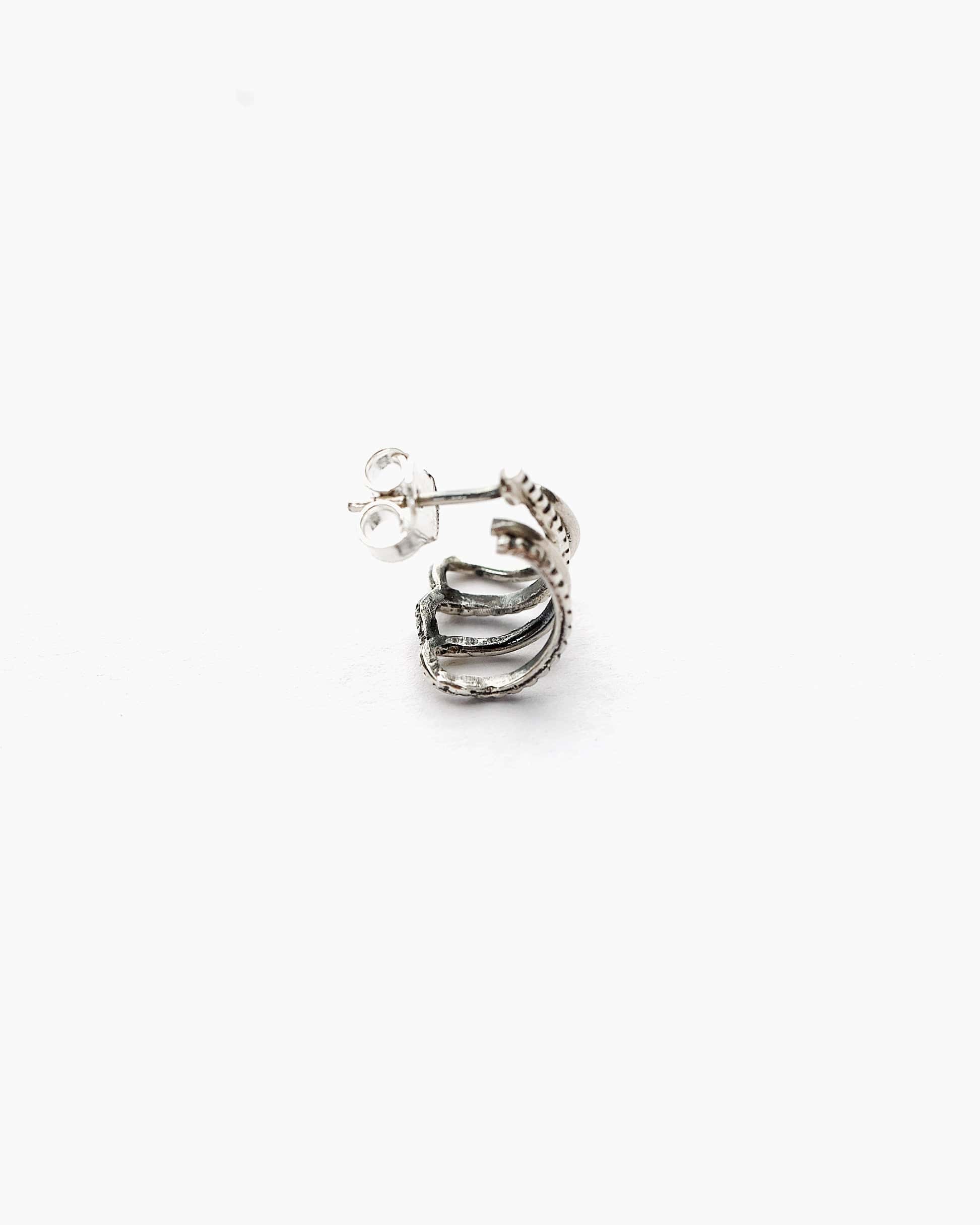 Stacked Band Earrings
