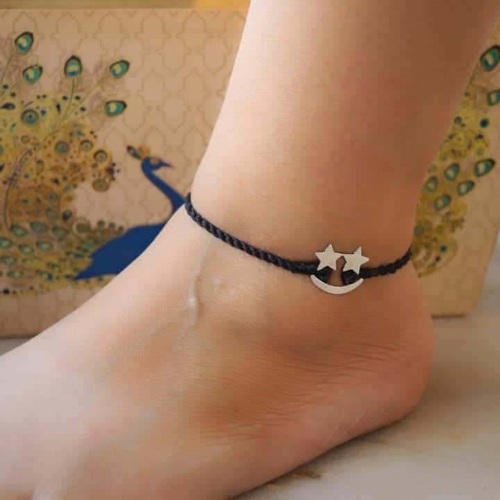 Unisex Star Emoji Nazarbattu Anklet