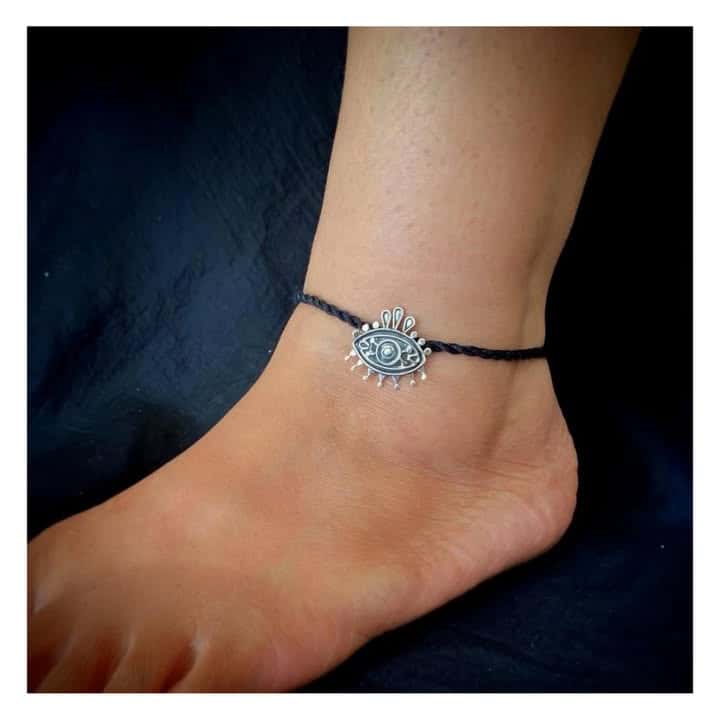 Unisex Star Emoji Nazarbattu Anklet