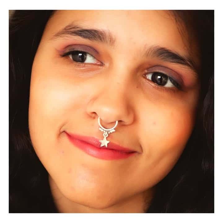 Star Septum Ring (wire or Clip-on)