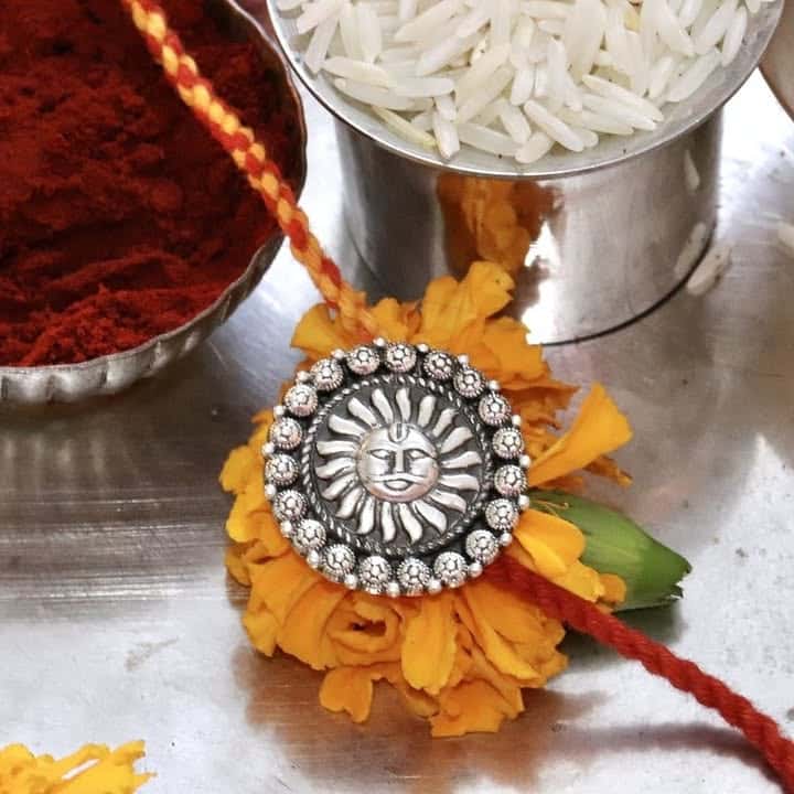Suraj Rakhi cum Brooch