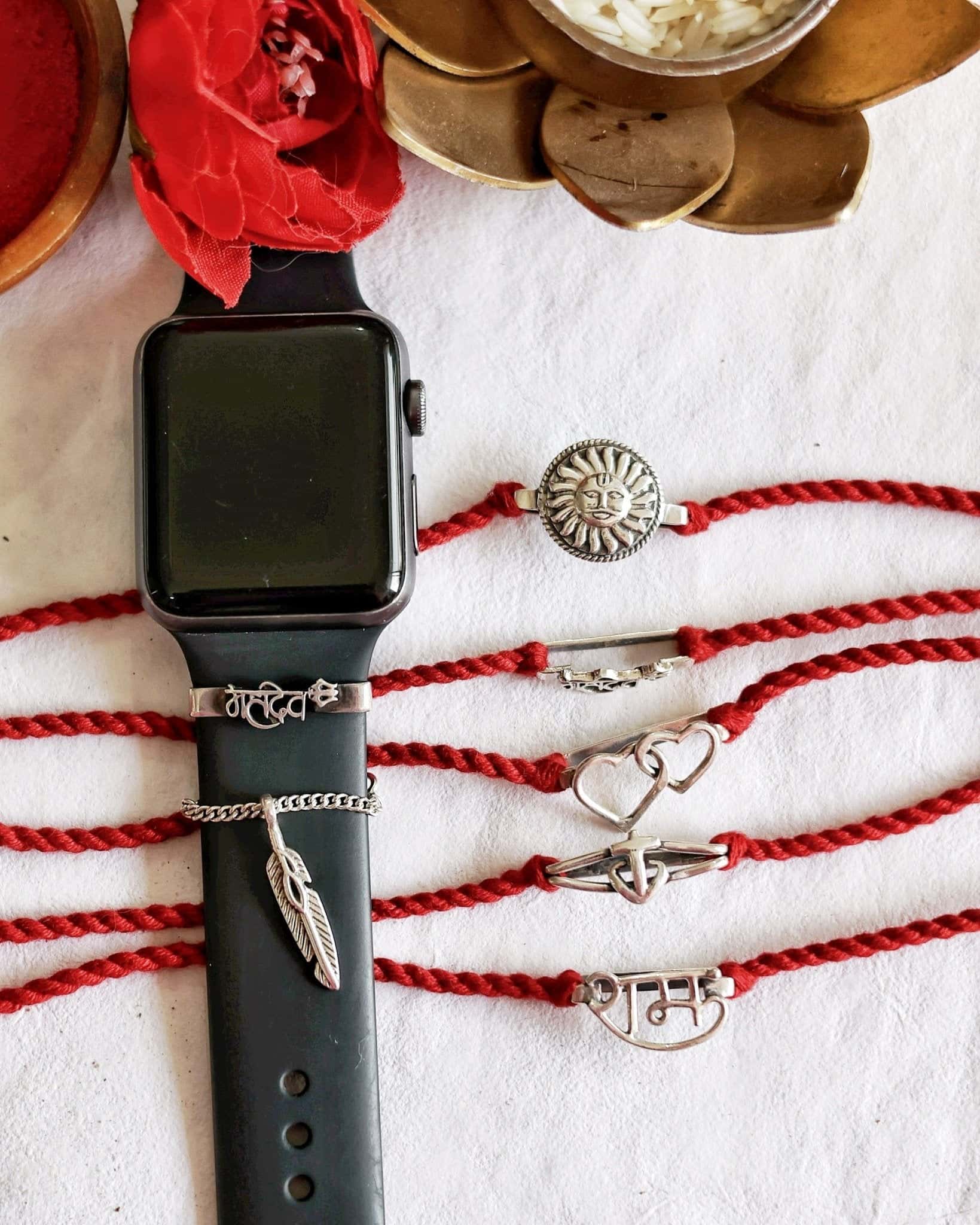 Surya Watch Charm Rakhi