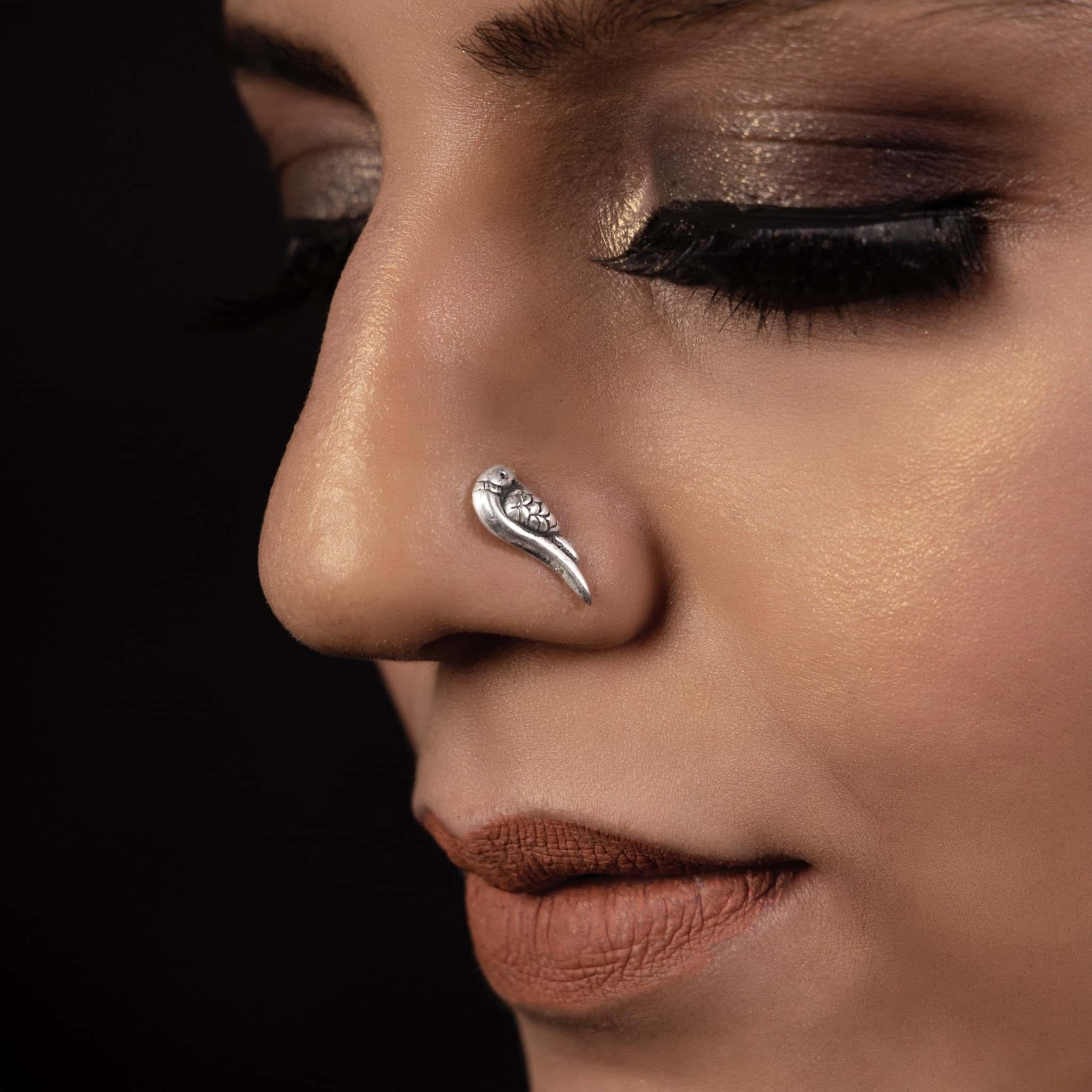 Tota Nose Pin (wire or Clip-on)