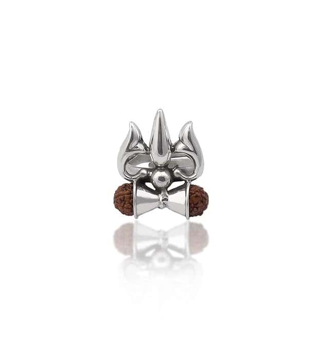 Trishul Damru Brooch