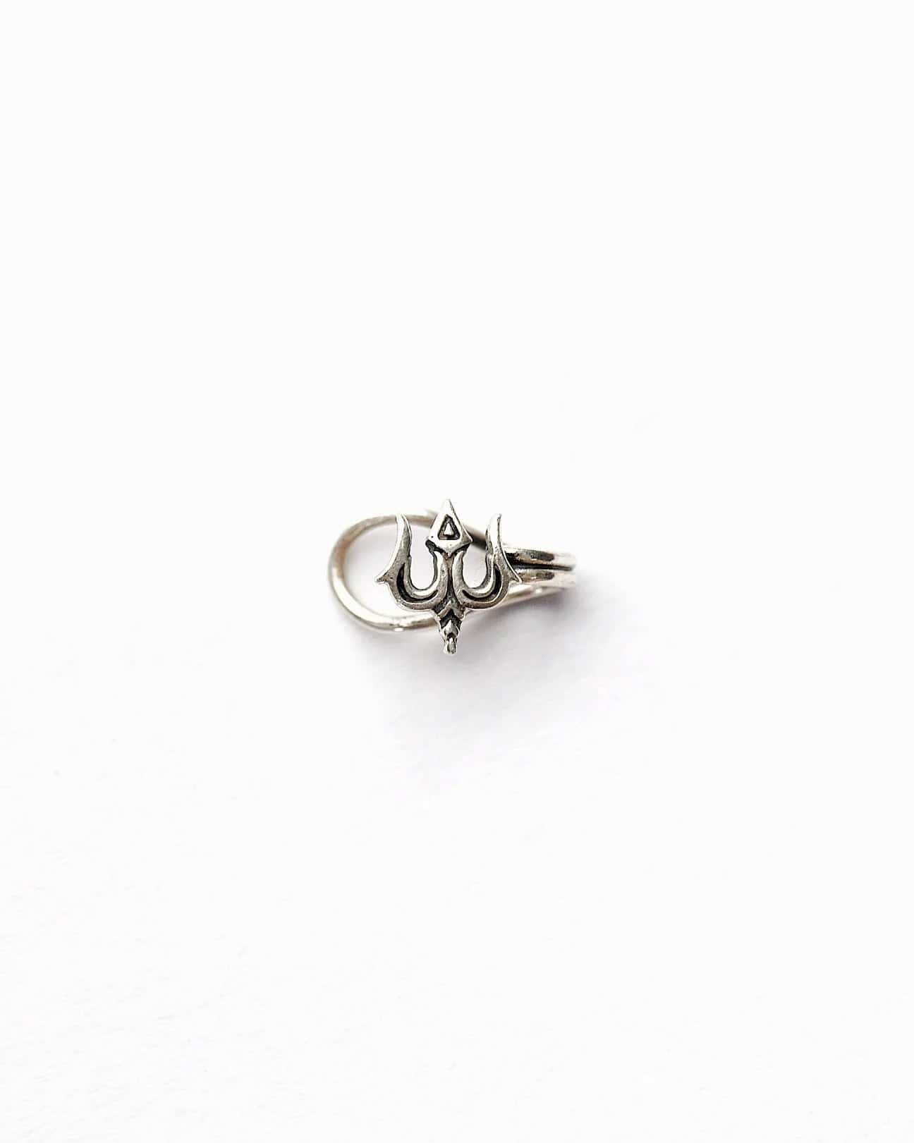 Unisex Trishul Ear Cuff
