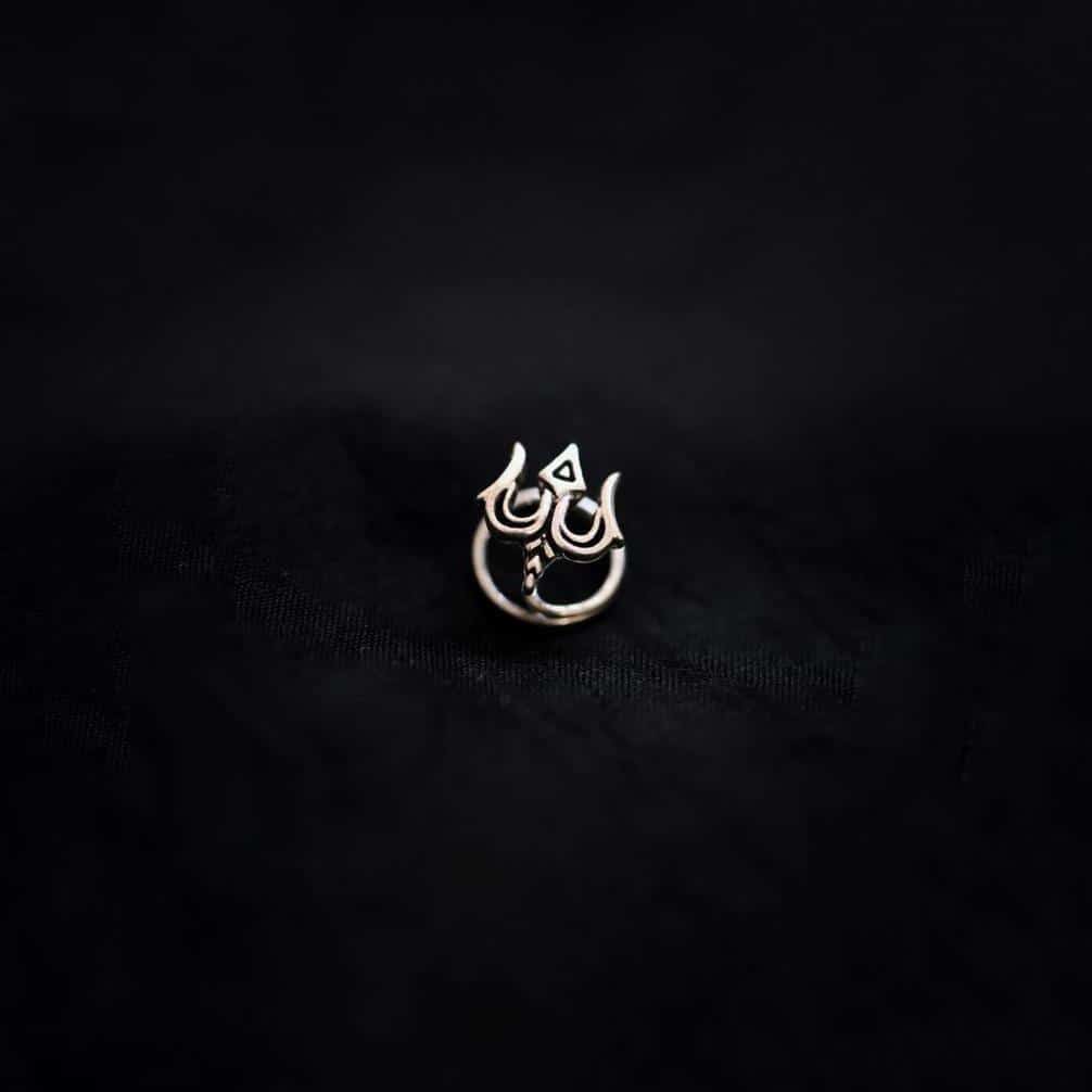 Trishul Nosepin (wire or Clip-on)