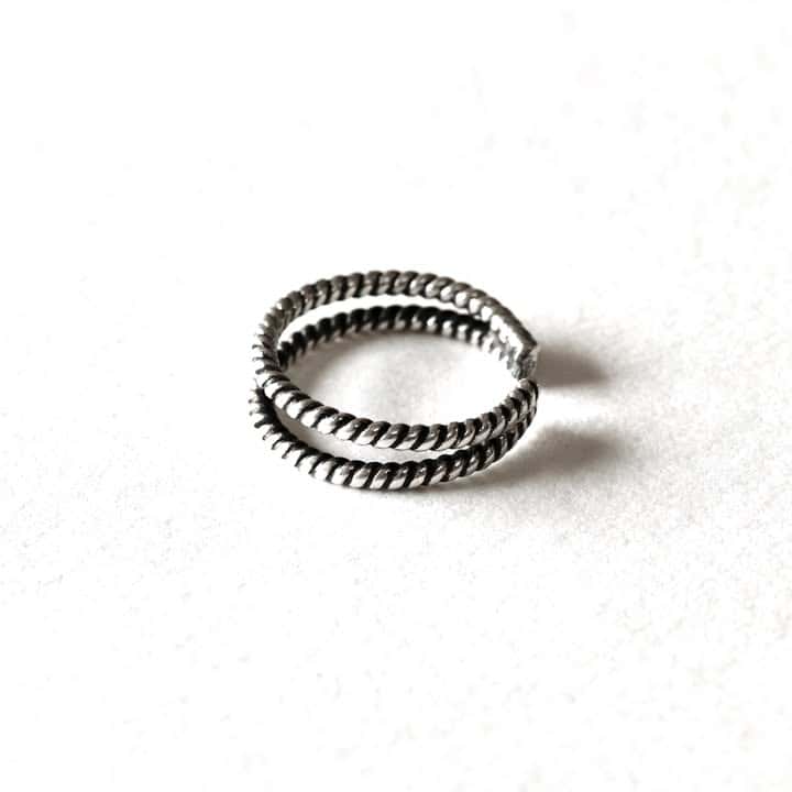 Twin Serenity Toe-Rings (Pair)
