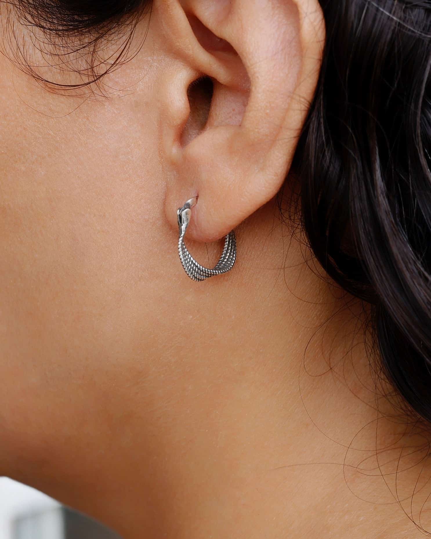 Unisex Braided Hoops Earrings
