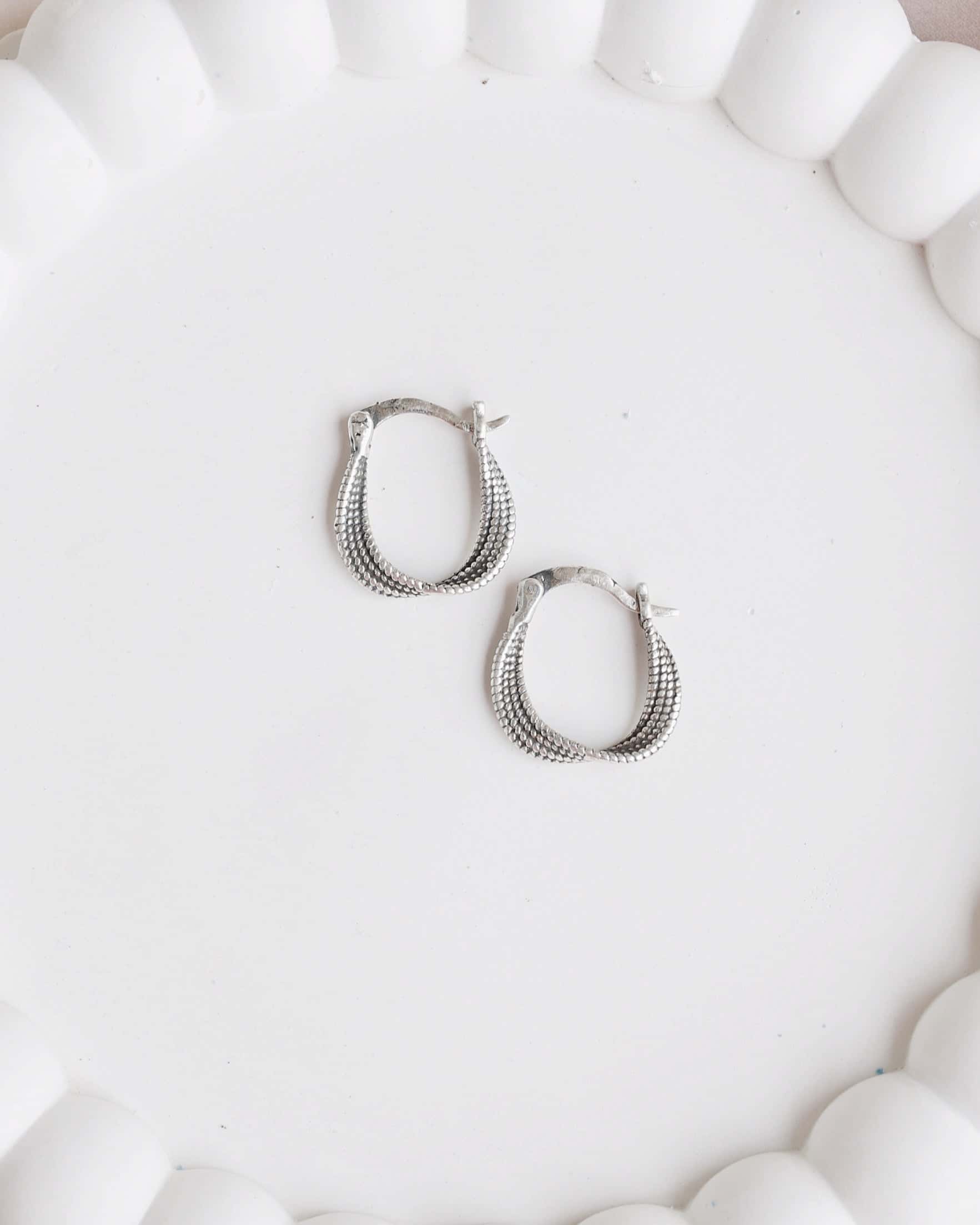 Unisex Braided Hoops Earrings