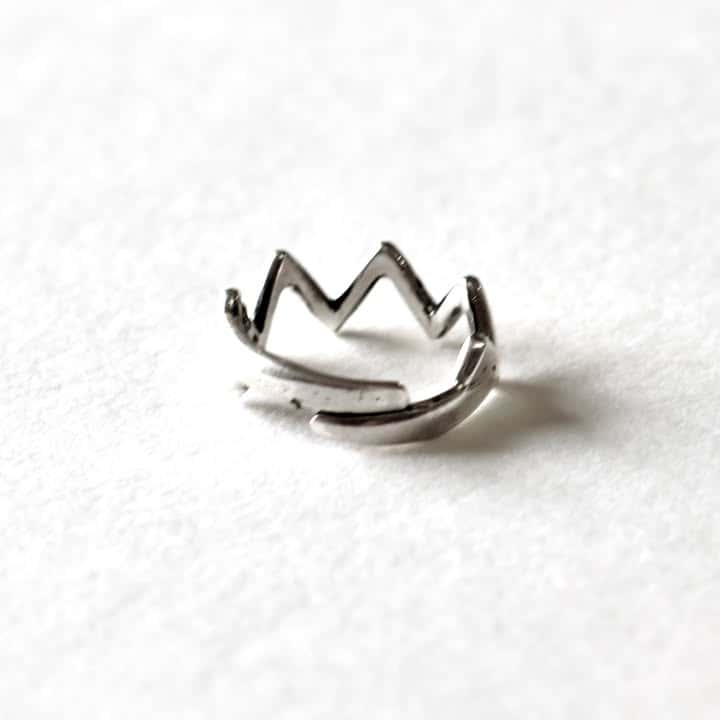 Zig-Zag Pinki Finger Ring