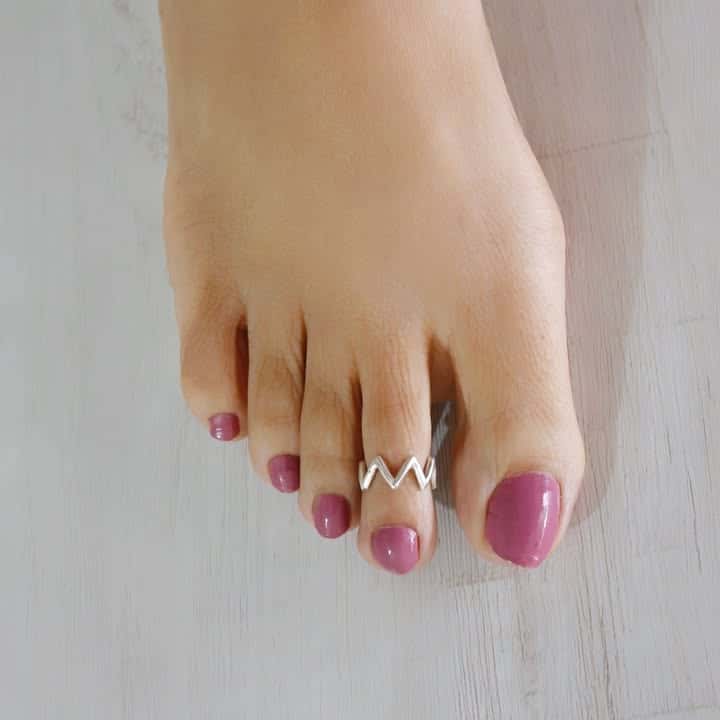 Zig-Zag Pinki Finger Ring